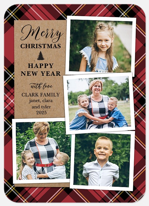 Tartan Tidings Holiday Photo Cards