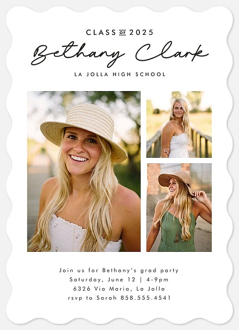 Minimalist Collage Graduation Cards