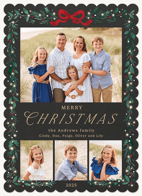 Family Festivities Personalized Holiday Cards
