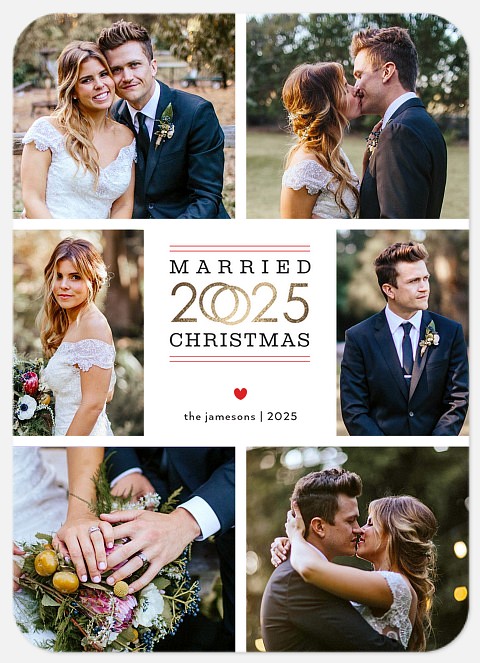 Two Rings Holiday Photo Cards