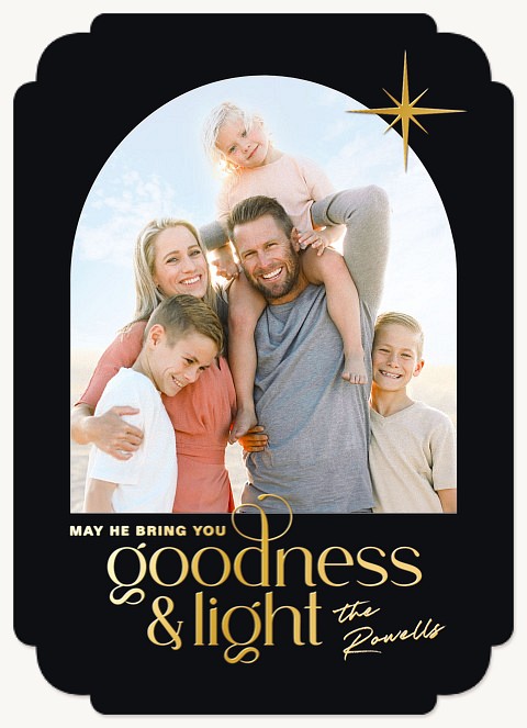 Goodness & Light Personalized Holiday Cards