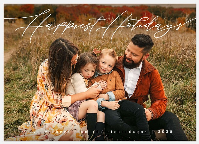 From The Top Holiday Photo Cards