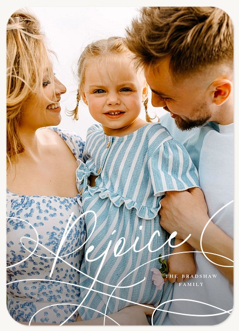Extra Flourishes Personalized Holiday Cards