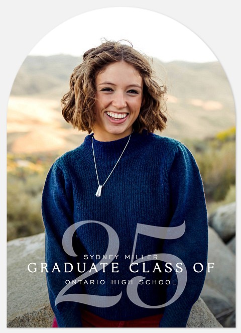 Prominent Year Graduation Cards