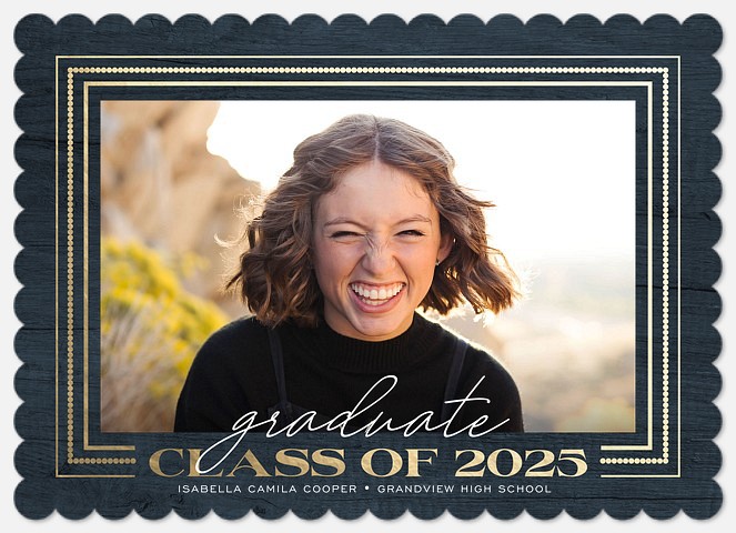 Gilded Frames Graduation Cards