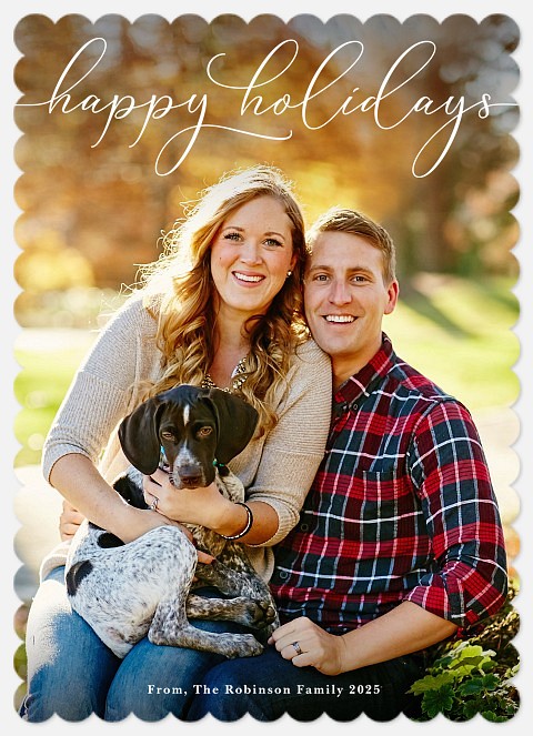 Scripted Flair Holiday Photo Cards
