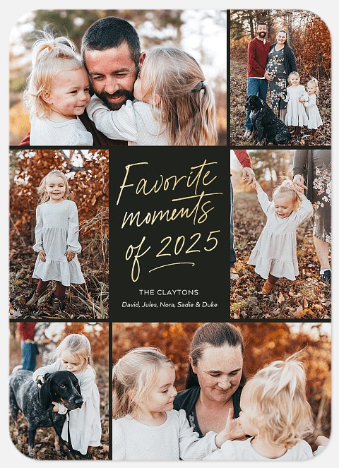 Favorite Moments Holiday Photo Cards
