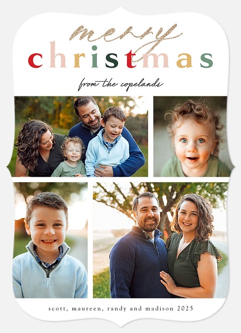 Colorful & Vibrant Holiday Photo Cards
