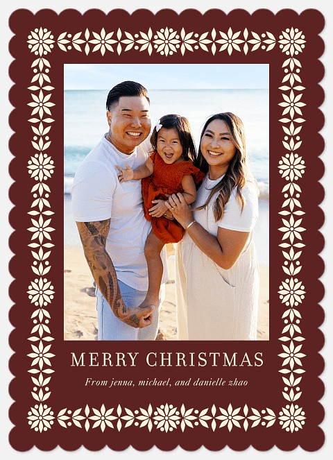 Cottage Folk Holiday Photo Cards