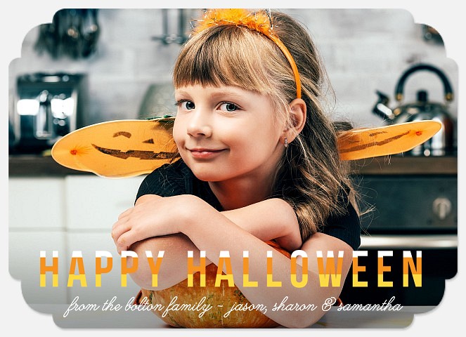 Candy Corn Fun Halloween Photo Cards