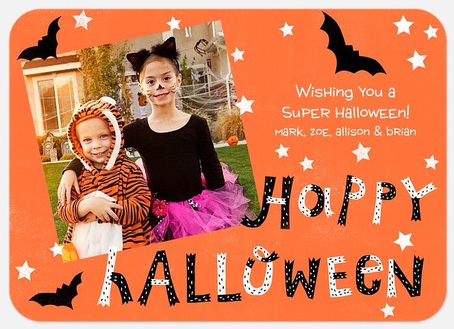 Magical Night Halloween Photo Cards
