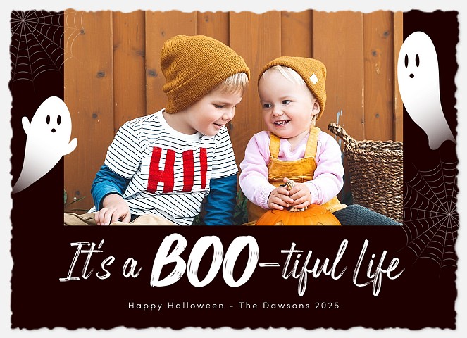 Boo-tiful Life Halloween Photo Cards