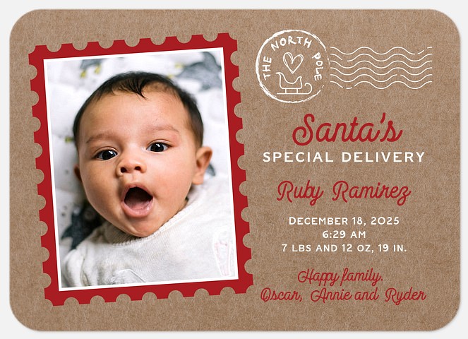 Cherished Delivery Holiday Photo Cards