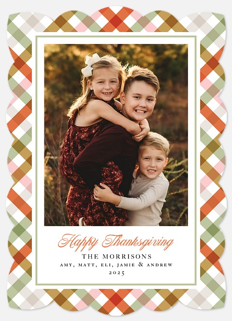 Fall Picnic Thanksgiving Cards