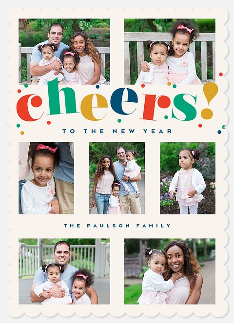 Cheery Year Holiday Photo Cards
