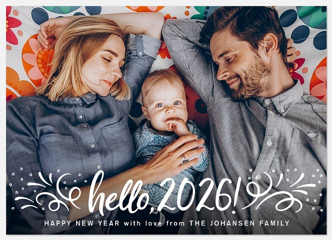 Hello, Fireworks! Holiday Photo Cards