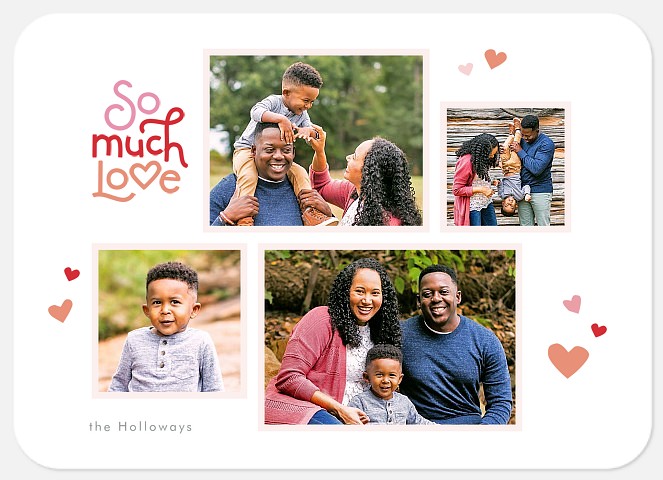 Much Love Valentine Photo Cards