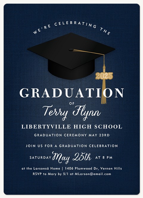 Cap & Tassel Graduation Cards