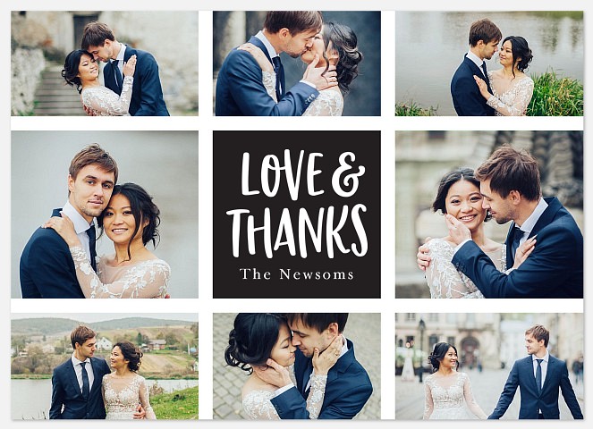  Love & Thanks Thank You Cards 