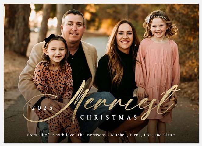 Boldly Merry Holiday Photo Cards