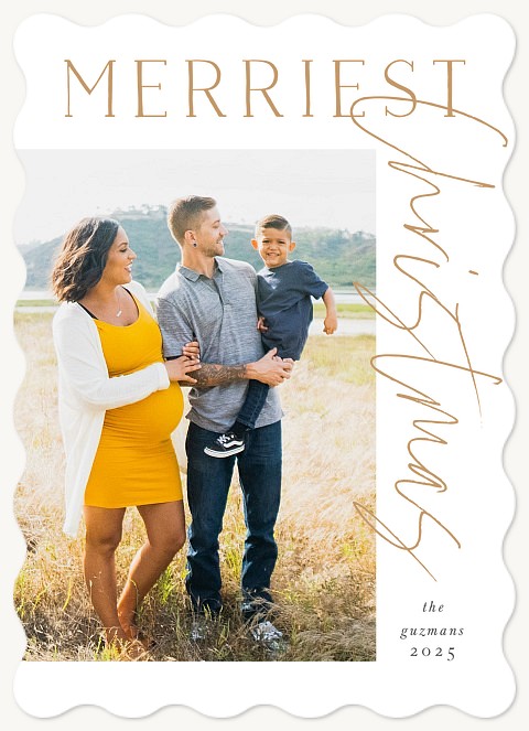 Greeting Frame Personalized Holiday Cards