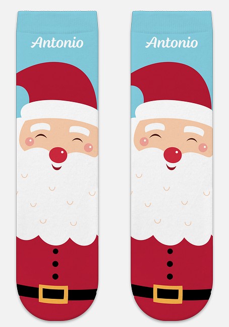 Santa Custom Socks