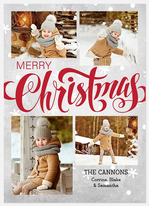  Radiant Glimmer Holiday Photo Cards