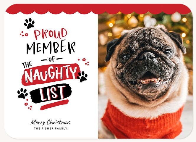 Proud Pet Personalized Holiday Cards