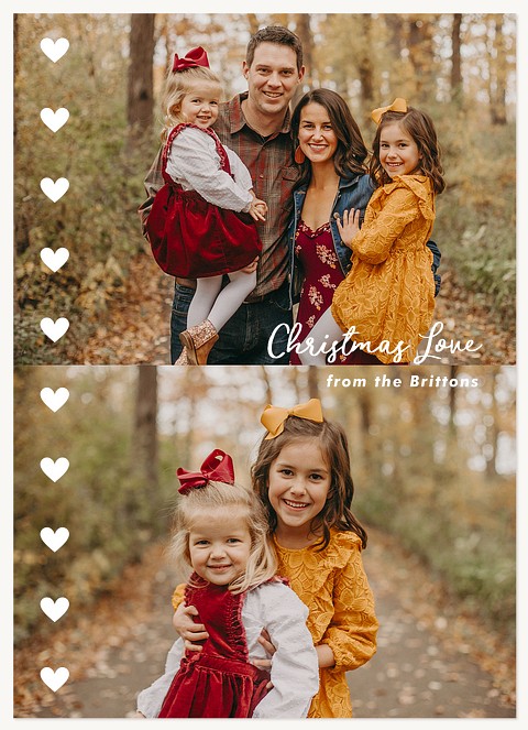 Christmas Love Personalized Holiday Cards