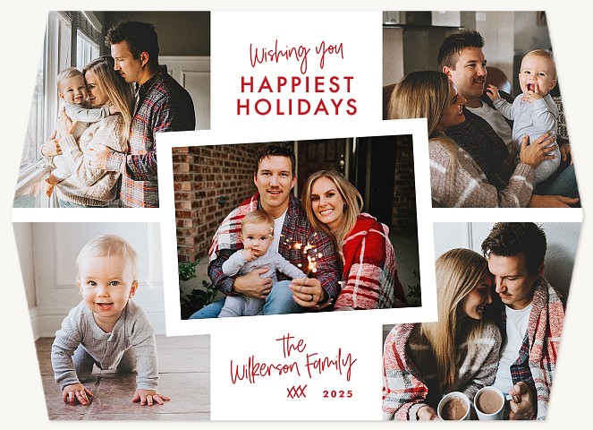 Handwritten Cheer Personalized Holiday Cards