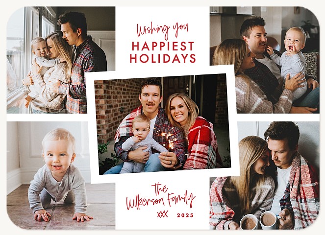 Handwritten Cheer Personalized Holiday Cards