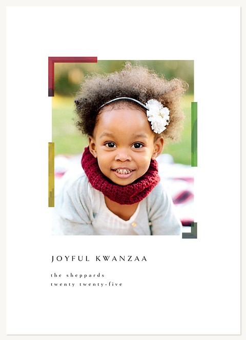 Modern Lines Kwanzaa Cards