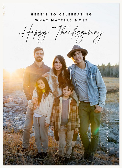 Grateful Gathering Thanksgiving Cards