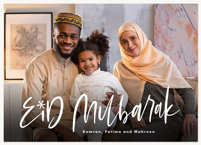 Handdrawn Star Eid Cards