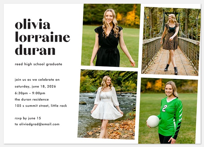 Lively Snapshots Graduation Cards