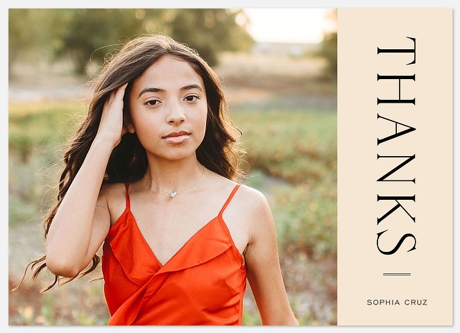 Superstar Thanks Thank You Cards 