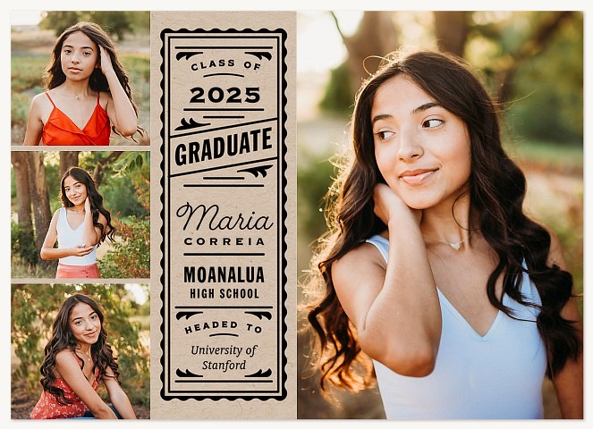 Classic Kraft Graduation Cards
