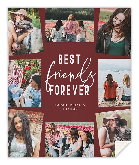 Best Friends Forever Custom Blankets