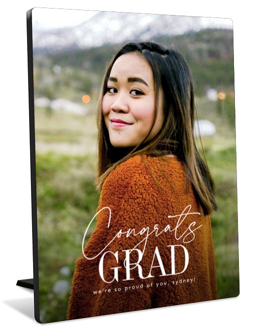 Congrats Grad Tabletop Photo Panel