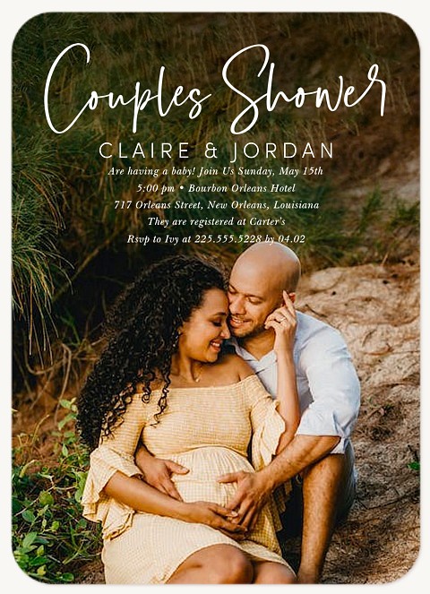 Couple Goals Baby Shower Invites