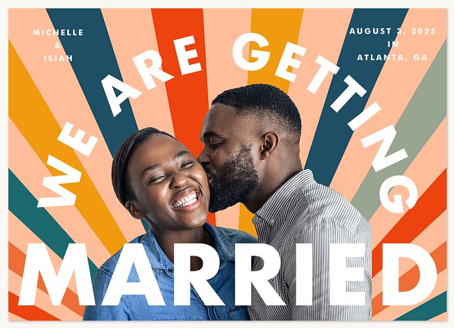 Big Top Save the Date Cards