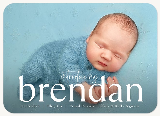 Sweet Name Baby Announcements