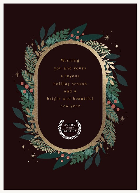 Holiday Wishes Business Holiday Cards