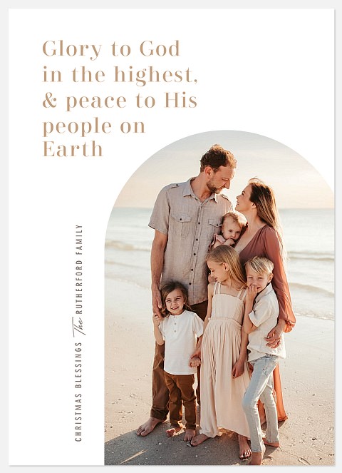 Peace to People Holiday Photo Cards