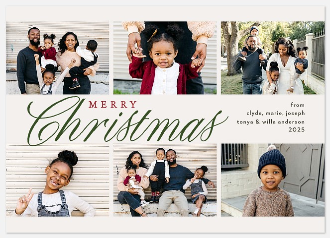 Film Strip Memory Holiday Photo Cards