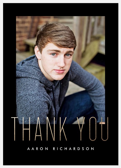 Bold Future Thank You Cards 