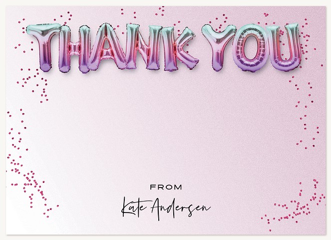 Thank You Balloons Thank You Cards 