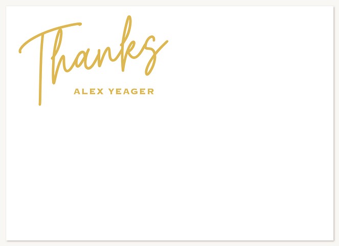 Simple Thanks Thank You Cards 