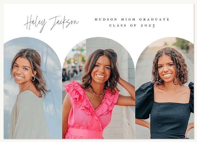 Arch Trio Graduation Cards
