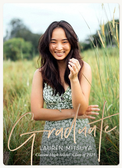 Shimmering Overlay Graduation Cards